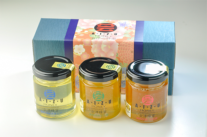 会津の蜂蜜ギフト箱